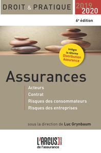 Assurances - acteurs, contrat, risques des consommateurs, risques des entreprises