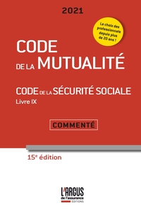 Code de la mutualité 2021 15ème édition