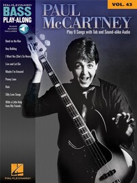 PAUL MCCARTNEY : BASS PLAY-ALONG NUMERO 43  - RECUEIL + ENREGISTREMENT(S) EN LIGNE