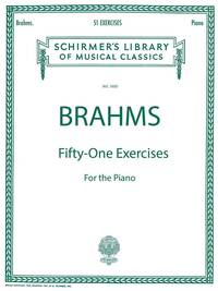 JOHANNES BRAHMS : 51 EXERCISES - PIANO