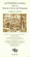 Quinzième Assises de la traduction littéraire (arles 1998)