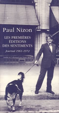 LES PREMIERES EDITIONS DES SENTIMENTS - JOURNAL 1961-1972