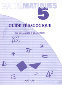 Mathématiques 5e Guide pédagogique