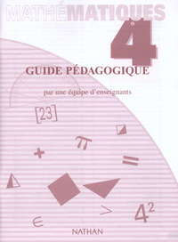 Mathématiques 4e Guide pédagogique