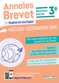 Annales Brevet - Histoire-Géographie-EMC - 3e - 2026