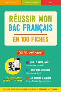 Boîte à fiches Réussir mon bac français 2019