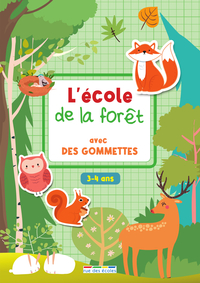 L'école de la forêt avec des gommettes