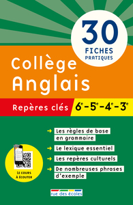 Anglais Collège de la 6ème à la 3ème