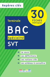 Repères clés bac spécialité SVT 