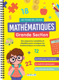 LES FICHES DE L'ECOLE MATHEMATIQUES GRANDE SECTION