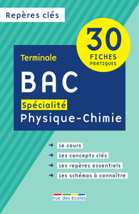 Repères clés bac spécialité physique-chimie 