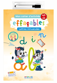 MON CAHIER D'ACTIVITES EFFACABLES - LETTRES MINUSCULES MS-GS - CONCU PAR DES ENSEIGNANTS