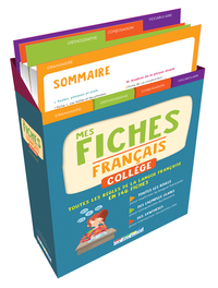 Boîte Mes fiches Français - Collège