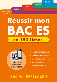 BOITE A FICHES REUSSIR MON BAC ES - EN 153 FICHES