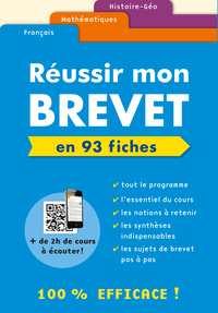 BOITE A FICHES REUSSIR MON BREVET - EN 93 FICHES