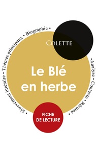 Fiche de lecture Le Blé en herbe (Étude intégrale)