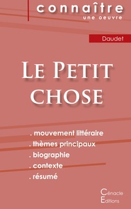 Fiche de lecture Le Petit chose de Alphonse Daudet (Analyse littéraire de référence et résumé complet)