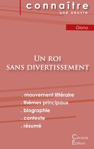 Fiche de lecture Un roi sans divertissement de Jean Giono (Analyse littéraire de référence et résumé complet)