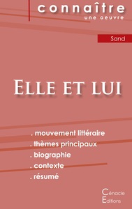 FICHE DE LECTURE ELLE ET LUI DE GEORGE SAND (ANALYSE LITTERAIRE DE REFERENCE ET RESUME COMPLET)