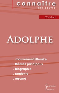 Fiche de lecture Adolphe de Benjamin Constant (Analyse littéraire de référence et résumé complet)