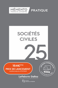 Mémento Sociétés civiles 2025