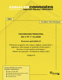 Technicien principal de 2e et 1re classe 2021 - Examens spécialités II