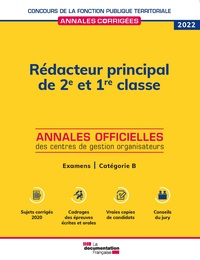 Rédacteur principal de 2e et 1re classe 2022