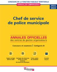 Chef de service de police municipale 2021 2022