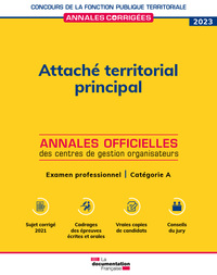 Attaché territorial principal 2023