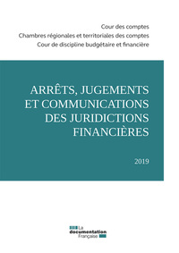 Arrêts, jugements et communications des juridictions financières 2019