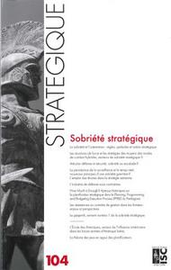 Revue Stratégique n° 104 - Sobriété stratégique