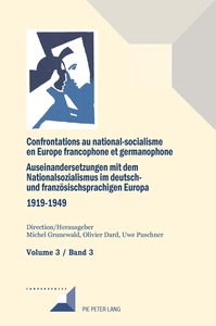 CONFRONTATIONS AU NATIONAL-SOCIALISME DANS L EUROPE FRANCOPHONE ET GERMANOPHONE
