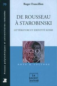 De Rousseau à Starobinski