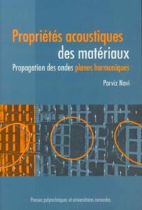 Propriétés acoustiques des matériaux