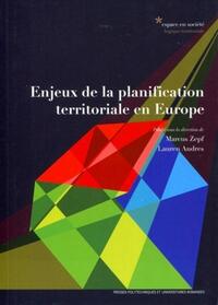 ENJEUX DE LA PLANIFICATION TERRITORIALE EN EUROPE