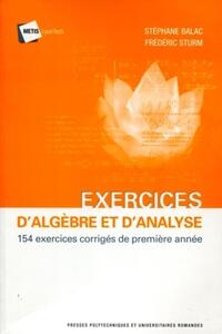 Exercices d'algèbre et d'analyse