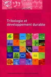 Tribologie et développement durable