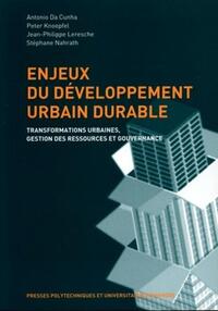 Enjeux du développement urbain durable