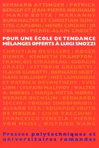 Pour Une Ecole De Tendanc