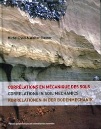 CORRELATIONS EN MECANIQUE DES SOLS. CORRELATIONS IN SOIL MECHANICS. KORRELATIONE