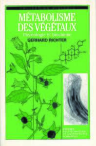 METABOLISME VEGETEAUX