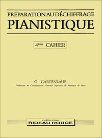 ODETTE GARTENLAUB : PREPARATION AU DECHIFFRAGE PIANISTIQUE - 4 EME CAHIER