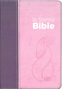 BIBLE SEGOND NEG COMPACTE - COUVERTURE SOUPLE, VIVELLA DUO ROSE PRALINE / VIOLET FRUITS DES BOIS
