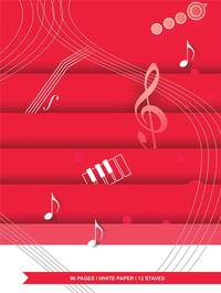 QUADERNO DI MUSICA - 12 RIGHI, 96 PP. CARTA BIANCA ACCESSOIRE
