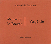 MONSIEUR LA ROUSSE - VESPERALE