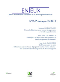 ENJEUX N 89 / PRINTEMPS-ETE 2015