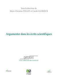 ARGUMENTER DANS LES ECRITS SCIENTIFIQUES