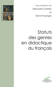 STATUTS DES GENRES EN DIDACTIQUE DU FRANCAIS