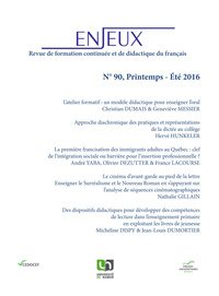 ENJEUX 90. PRINTEMPS - ETE 2016