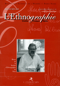 L'ethnographie N. 4, Printemps 2009